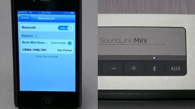Bose SoundLink Mini. Как выполнить подключение к Bluetooth-устройству