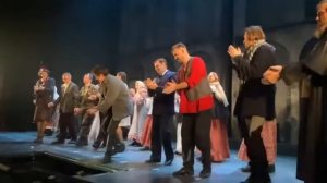 Мюзикл "Преступление и наказание". Мужик в красной рубахе - Алексей Петрухин. 2021год. Поклоны.