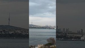 Дворец Топкапы. Вид на Босфор и Стамбул. Турция в декабре