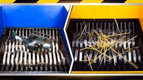 Измельчитель в действии