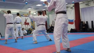 сдача на 1 Дан каратэ skif