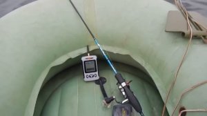 Эхолот Lucky FFW718 в лодке