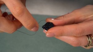 Как быстро и правильно закрепить нить в плетении из бисера?