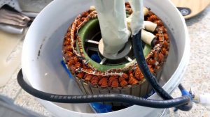 Тюнинг мотор-колеса 3кВт, заливаю супротек!