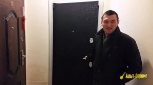 Видео отзыв на установку стальной двери Лекс "3 (венге)" от компании "Альт-Сервис"