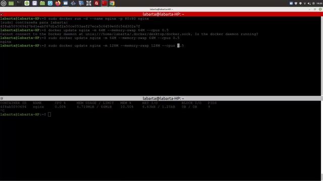 Cómo limitar en vivo la memoria y los procesadores en Docker смотреть онлайн