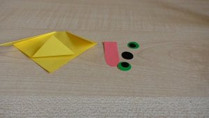 Как сделать собаку из бумаги. Оригами без клея и ножниц. Собачка. Поделки