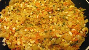 Пирог с капустой и яйцом