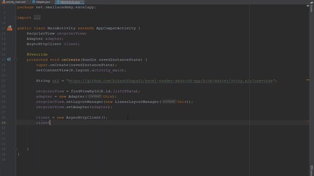 Read and Display Excel Data in RecyclerView | Android Studio Tutorials смотреть онлайн