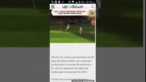 Descargando FIFA 13 PARA ANDROID EN UPTODOWN