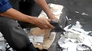 Изготовление лемеха в Кижах