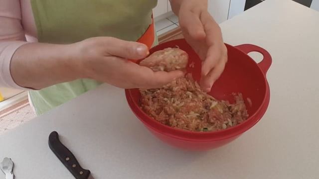 Мясные Кабачковые  Котлеты Домашняя еда Кухня Рецепты