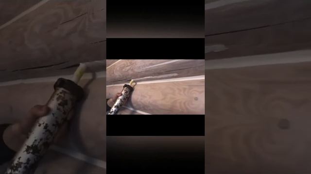 Герметизация сруба.  Заказать. смотреть онлайн