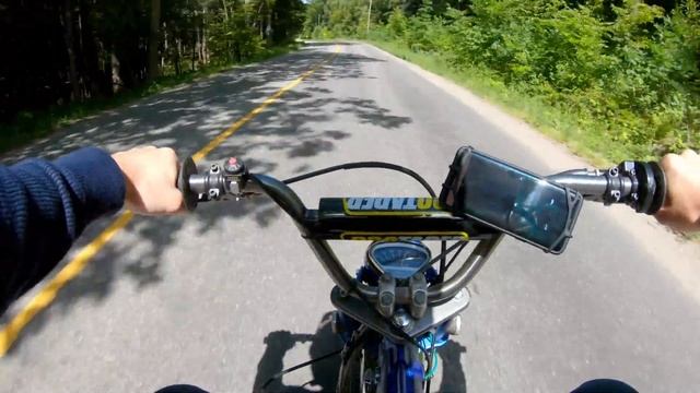 Honda CT70 with Lifan 125 - GPS Speed Run смотреть онлайн