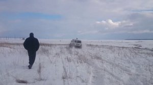 Первый пробный выезд нивы на 16 клапанном 124 моторе