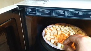 Сухари для супа в микроволновке. Спасаем остатки хлеба.