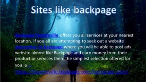        Backpage Fayetteville|| Alternative to backpage