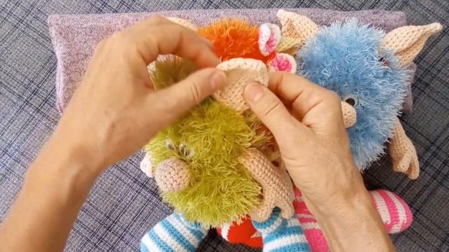 Обзор. Игрушка амигуруми Бабайка