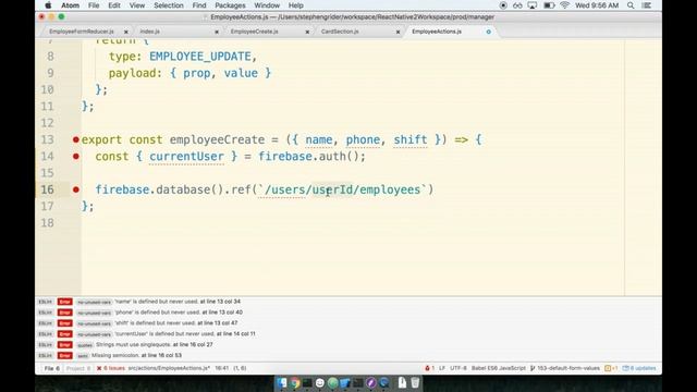 137 - Successful Data Save to Firebase in React Native смотреть онлайн