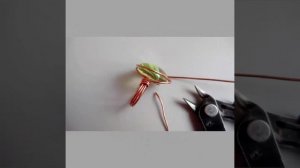 #shorts Кольцо ЛЭМПВОРК из медной проволоки. Полный мастер-класс на канале, ссылка в описании