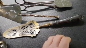 Aантикварный Фарфор из Франции. ВИНТАЖНЫЕ Столовые приборы