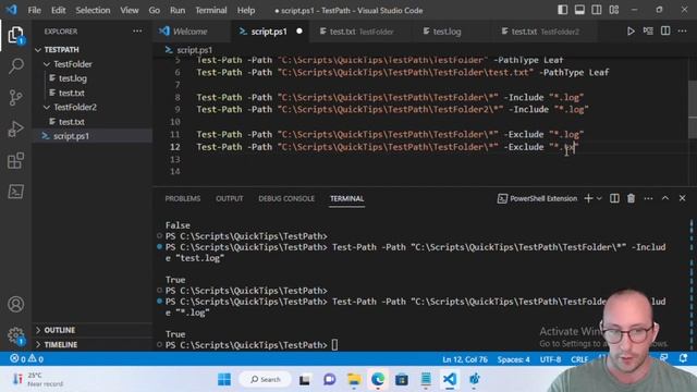 PowerShell Quick Tips : Test-Path смотреть онлайн