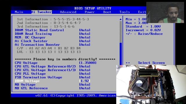 OVERCLOCK CORE 2 QUAD Q8200 2,33 GHZ PARA 3,30 GHZ NA ASUS P5QE (MINHAS CONFIGURACOES) смотреть онлайн