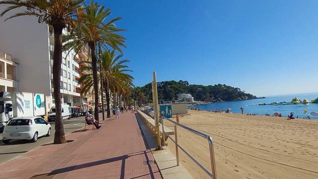 Lloret de mar Spain | Бархатный сезон  | Город ,пляж | Отдых в Испании | Сентябрь 2023
