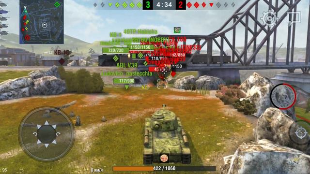 Мини ИС!!!???? Обзор танка КВ-1С (WOT Blitz) смотреть онлайн