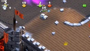 Королевская карета добыта Crash of cars