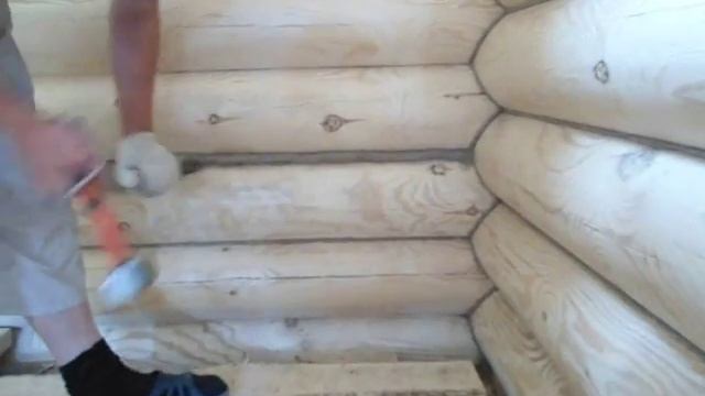 Конопатка в деревянном доме