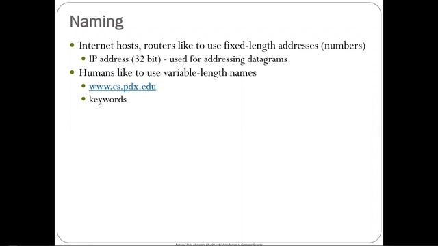 Portland State CS 491 591 05c 05d NetworkSecurity TransportTCPApplicationDNS смотреть онлайн