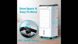 COMFYHOME 3-IN-1 Portable Air Conditioner, Evaporative Air Cooler w/Cooling & Humidifier