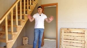 Дачный дом с балконом | Каркасный дом 4 на 6 | Дом под ключ | Балкон