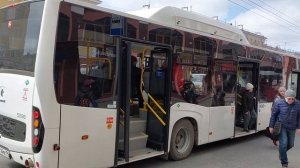 Кемерово, автобус НефАЗ-5299-30-57 № 216 (К 216 МХ 142). Белый!