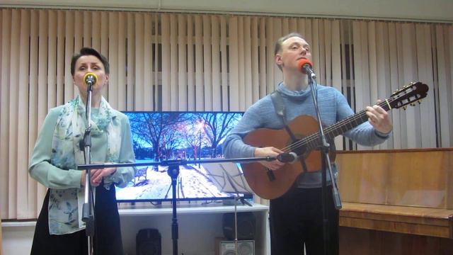 MVI 0189. Зоя Курак и Алексей Веремьёв - "На фоне Пушкина..." (Булат Окуджава). смотреть онлайн