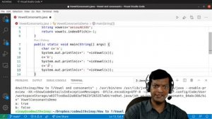 How to concisely check for vowels and consonants in Java? | No Loop