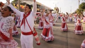 Карнавал в Барранкилье - танец Кумбия