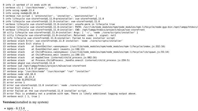 Magento: Error: Can't start Docker in background - getting error when installed vue storefront смотреть онлайн