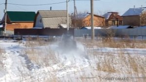 Снегоход с кабиной Cнегомакс