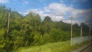 От Дзержинска до Нижнего Новгорода. Вид из окна. Нижегородская электричка