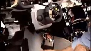 Снятие боковых дефлекторов и подрулевого переключателя w203