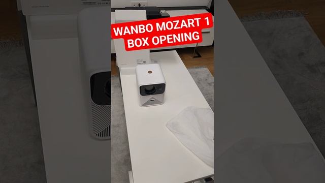 Wanbo Mozart 1 Box Opening #how #tv #review #wanbo #hometheater #tips #gaming #pc #projector