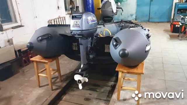 Установка транцевых колес на Апачи крепление Колесец. смотреть онлайн