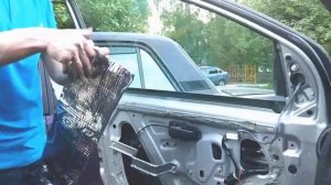 Nissan Note шумоизоляция двери