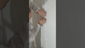 Монтаж углоформирующей бумажной ленты