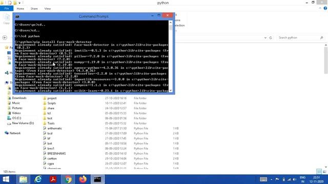 Face Mask Detector using Python in 2 lines of code