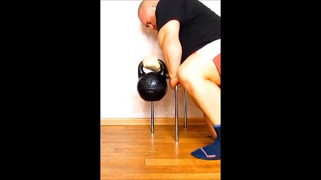 Предплечье с гирей 32 кг - Ламонов Владимир. Качаем предплечья гирей смотреть онлайн