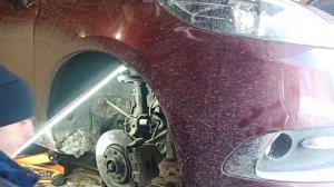 Замена передних амортизаторов + установка проставок Рено Сценик 3/Меган 3 Renault scenic 3/megan3