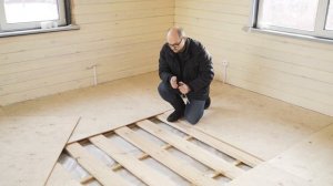 Review 11 | Полы с утеплением и чердачное перекрытие в доме из бруса